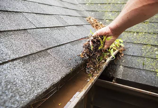 Gutter cleaning and maintenance
